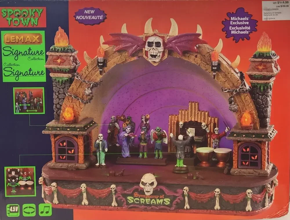 Halloween Lemax Spooky Town 2018 Symphony Of Screams 85303MC NEW